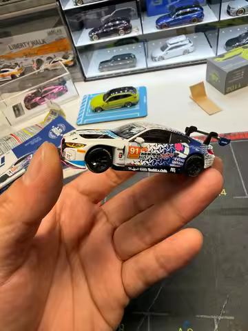 Diecast MINIGT 1:64 Scale BMW M4 GT3 FIST Team AAI 2025 Alloy Car Model