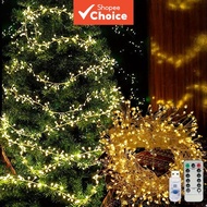Remote Control LED 8 Lighting Modes Firecracker String Light USB Power Garland Fairy Lights for Home