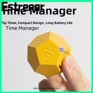 ESTRENAR USB Rechargeable Timer, 12-hedron 1/3/5/10/15/20/25/30/45/60/90min Automatic Rotating Timer
