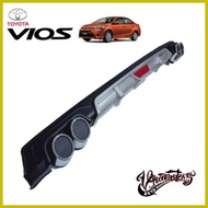 ◐ ❧ ☑ Toyota Vios 2014-2018 Rear Bumper Diffuser #Vroomsters