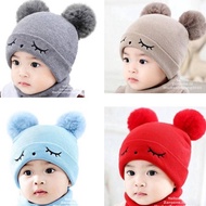 Sleep model pom-pom beanie / knitted beanie / children's beanie / baby boy beanie / pom-pom baby bea
