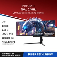 PRISM+ 49AL 240 Hz | 49" Curved Ultrawide OLED 0.03ms 148% sRGB Gaming Monitor [5120 x 1440]