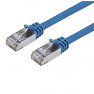 Cat6 26awg Shielded Ethernet Network Patch Cable 25ft Blue 7M