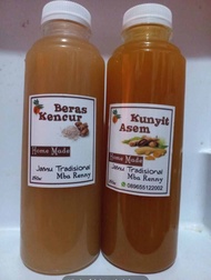 jamu tradisional, kunyit asem, beras kencur, jahe latte dan temulawak