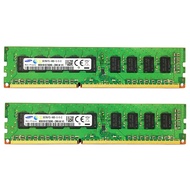 Samsung RAM DDR3 16GB (2X8GB) 1866MHz เมโมรี่การ์ด1.5V 240Pin ECC UDIMM 8GB 2Rx8 PC3-14900E ECC Unbuffered