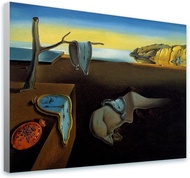 The Persistence of Memory Melting Clock By Salvador Dali Print On Canvas Ready To Frame Synthetic Ro