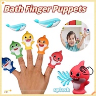 Baby Shark Finger Bath Finger Puppets Sharks Finger Toys for Kids Educationals Story Props