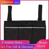 Yekastore Wheelchair Bag Side Pouch Canvas Material for Transport Chair