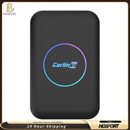 【HOSPORT】มีสายไปยัง Wireless CarPlay & Android Auto Android TV Box Plug & Play อะแดปเตอร์ไร้สายสำหรั