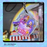 Arcane Jinx + Isha Acrylic Keychain Charm with Bottle Opener