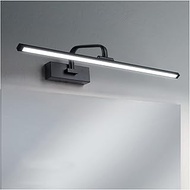 Bathroom Wall Light, Creative Black Wrought Iron Acrylic 43/58cm Home Mural Bathroom Bathtub Hotel Makeup Led Mirror Cabinet Lamp Black LED mirror light