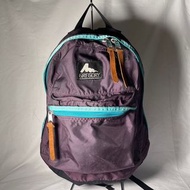 85% new Gregory casual daypack (22L) dark purple 深紫色尼龍拉鏈背囊 書包 背包 zippers backpack