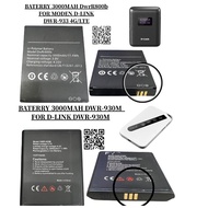 BATERRY D-LINK DWR-930M 3000MAH FOR D-LINK MODEN PORTABLE WIFI MIFI DWR-933 BATERRY 3000MAH 2025