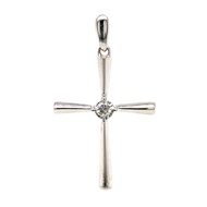 0.02 ct Diamond Cross Pendant 11368-2