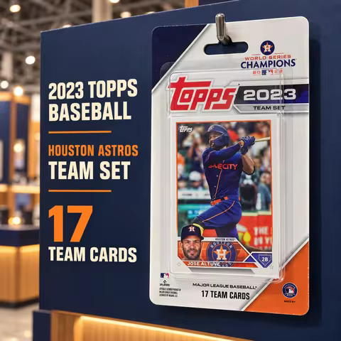 2023 Topps Houston Astros Baseball Team Set, 17 Team Cards, Sports Trading Cards, Complete Team Set 