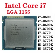 Intel Core i7 2600s i7-2600 2700K i7 3770s 3770K LGA 1155 pin H61 B75 Z77 motherboard supported cpu 1155 Intel Processor