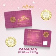 MASDORA 999.9 Gold 1/2 Dinar (2.125GM)  Islamic Calendar ~ RAMADAN (EMAS 999.9/24K)