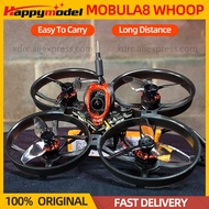 Happymodel Mobula8 Mobula 8 1-2S 85mm Micro FPV Whoop Quadcopter Drone 2.4G ELRS Receiver X12 AIO Ca