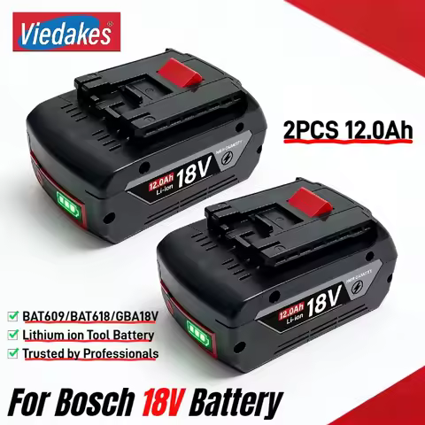 For Bosch 18V Battery 12.0Ah , For Bosch Power Tools GSR 18V‑65, GBH 18V‑28 CF, GDR 18V‑215, GWS 18V
