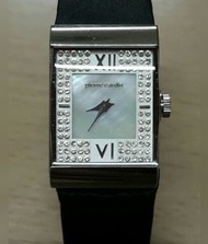 100%new PIERRE CARDIN 長方 貝殼閃石 兩針 手錶（see settlement location frist）