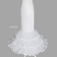 Mermaid Party Dress Developer Skirt 1Ring 3Layer L Mermaid Petticoat Lpc018