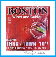 Boston THHN/THWN Stranded Wire. #2.0mm (#14). 3.5mm (#12), 5.5mm (#10), 8.0mm (#8).