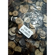 18mm/28L Coconut Shell Buttons, 4 pcs