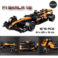 Bricks Car F1 Mc Lauren Mcl 39 Large Scale 1:8 | Racing Car Model | Collectible Toys | Automotive Di