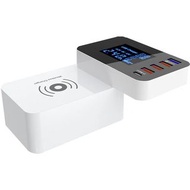 QI10W無線充QC3.0華為9V快充多口4USB充電器多孔插座蘋果安卓通用