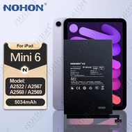 NOHON Tablet Battery for APPLE Pad Mini 6 Mini6 A2522 A2567 A2568 A2569 5034mAh Long Lasting Premium