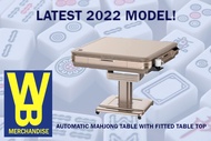 [Pre-order 60 days] Latest 2022 Version Auto Mahjong Table, Mahjong Table Automatic, Fitted Table Top, Foldable, Movable, Singapore Style 148/152 Tiles, 3 Dice Award Winning Competition Series [Free Installation][Free Delivery]