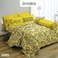 Jessica Cotton mix MN020 ชุดเครื่องนอน ผ้าปูที่นอน ผ้าห่มนวมเจสสิก้า พิมพ์ลาย การ์ตูนลิขสิทธิ์แท้มินเนี่ยน Minions