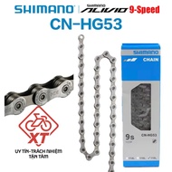 SHIMANO CN-HG53 9 SPEED BIKE CHAIN, 9-SPEED bicycle chain, genuine Shimano HG53 chain full box, Shim