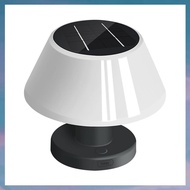 (XCTS) Outdoor Solar Table Lamp Waterproof Garden Indoor Desk Solar Read Lamp Dimmable Cordless Nigh