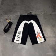 Fushen EVISU 2025 Street Wear Japanese M Letter Shape Five-point Pants Spring Summer Thin Casual Loo