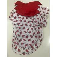 pet clothes dog clothes small dog mini dog big dog strawberry clothes red shirts