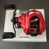 Kastking Spartacus ii Red Color Baitcast Reel Left Hand Retrieve