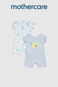 ชุดรอมเปอร์เด็กทารก Mothercare Under the Sea Rompers - 2 Pack HD754