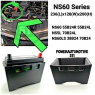 NS60 NS60LS 38B24 40B24 46B24 50B24 55B24 70B24 Battery Protection Cover - Perodua / Proton / Honda