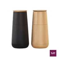 AdHoc Scape Pepper and Salt Mill Set Ø5.8xH12.3cm, Black and Gold