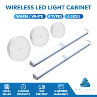 Magnetic Rechargeable Motion Sensor LED Light Bar - Wireless Lamp for Cupboard Cabinet Home Lighting