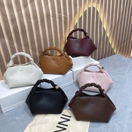 2026GANNI Niche Design High-End Handbag Woven Hexagonal Shoulder Female Bag