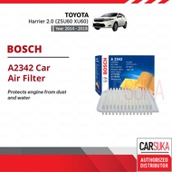 Bosch A2342 Engine Air Filter Element for Toyota Harrier 2.0 ZSU60 XU60 (2014 - 2019)