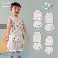 KIKI PUP - Singlet Set (City Wander) - Unisex Color Singlet & Pants Set for Children 1-6 Years