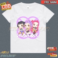 Huntrix Kpop Demon Hunters Kids T-Shirt - Cute Huntrix Chibi Kids T-Shirt