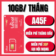 Sim Mobifone 4G 5G Data Tốc Độ Cao 10GB/Tháng Miễn Phí Tháng Đầu Gọi Nội Mạng Không Lo Phí A45F | FR