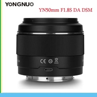 YONGNUO YN50mm F1.8S DA DSM เลนส์กล้องสำหรับ  E-Mount กล้อง Mirrorless APS-C เลนส์โฟกัสอัตโนมัติสำหรับ  A6300 A6400