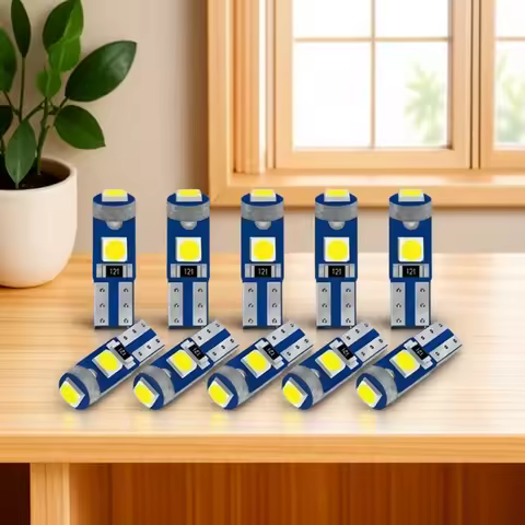 12V CANBUS T5 58 74 286 W12W Super Bright 3030 LED 3SMD Wedge Light Car Dashboard Instrument Panel L