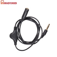 3.5mm M/F Stereo Earphone Audio Extension Cable 1M with Volume Control