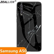 Zeallion Dành Cho Samsung Galaxy A50 Ốp Lưng Điện Thoại Cứng Đa Năng Chống Sốc Bằng Kính Cường Lực C